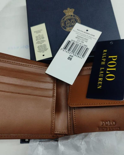 Polo RL Teddy Bear Leather Wallet – Men’s Premium Collection