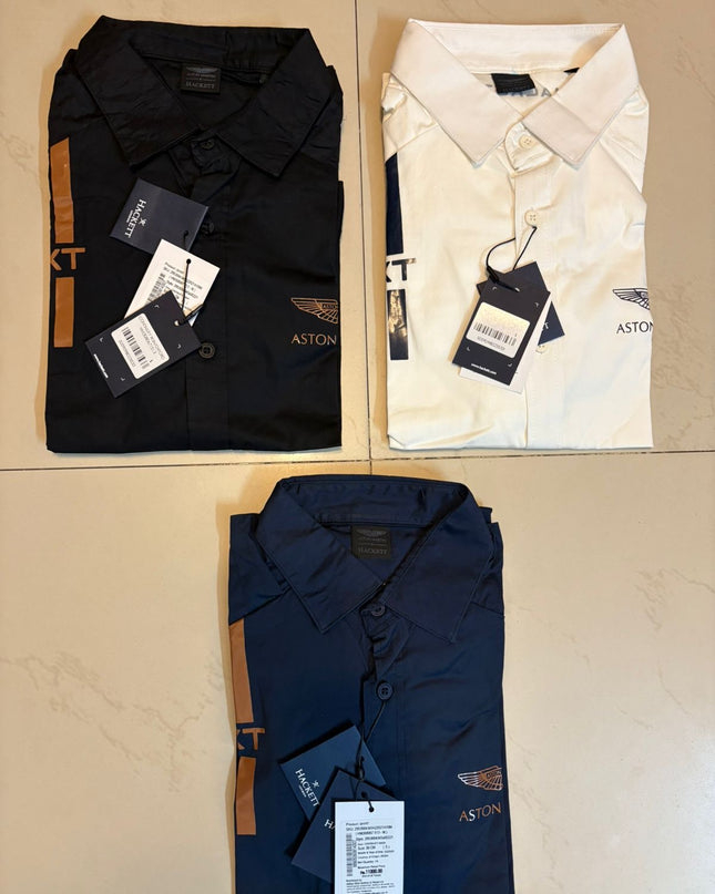 HL × AM Men’s Slim Fit Casual Shirt