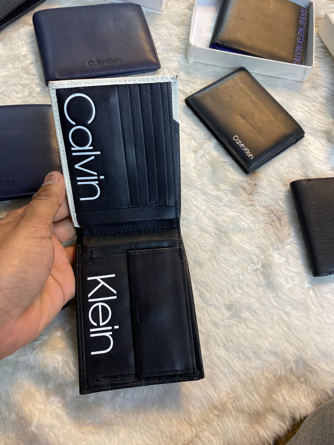 C.K. Premium Original Leather Wallet – Classic Bifold Design