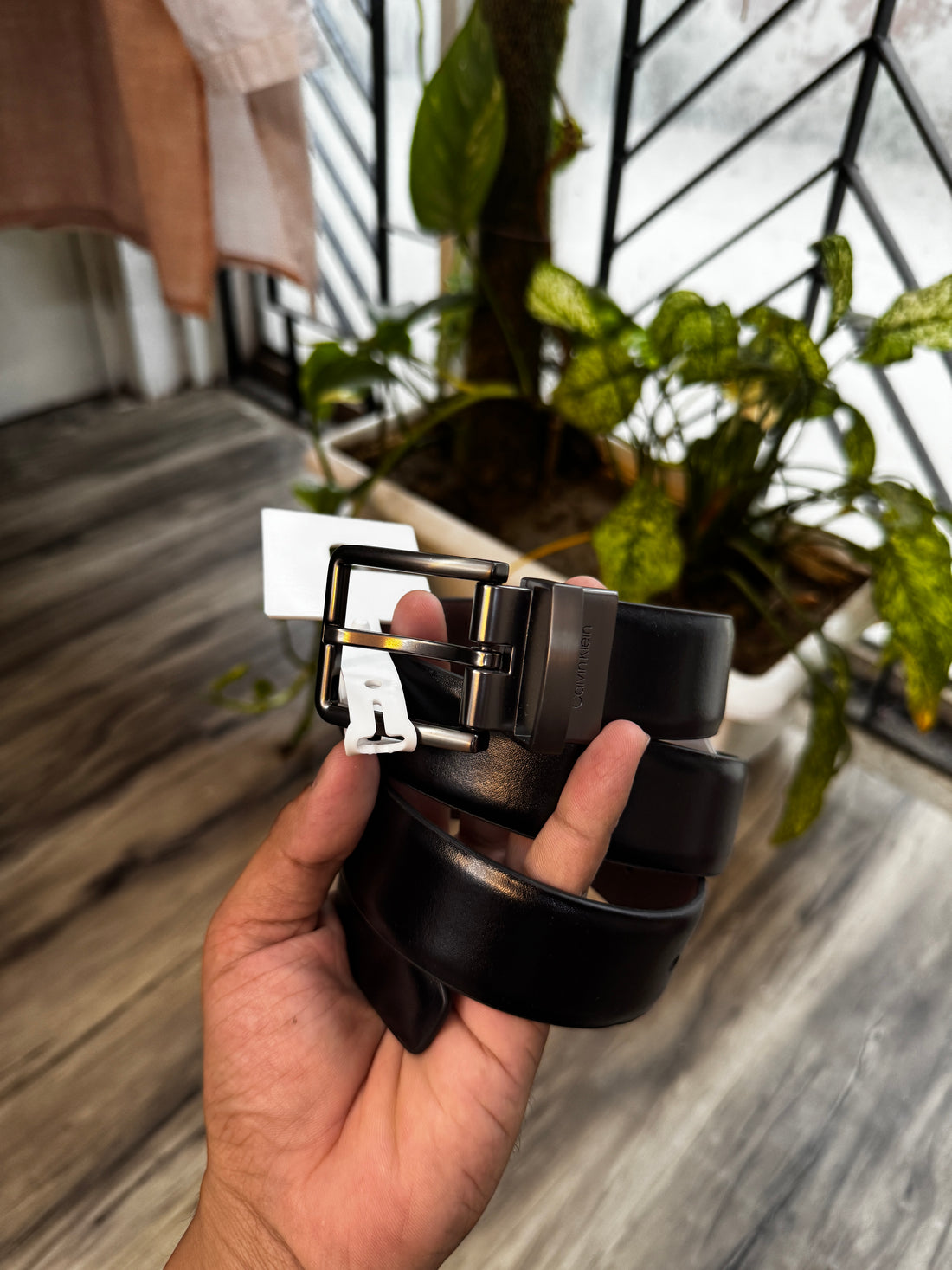 C.K. Premium Original Reversible Leather Belt – Dual-Sided Design