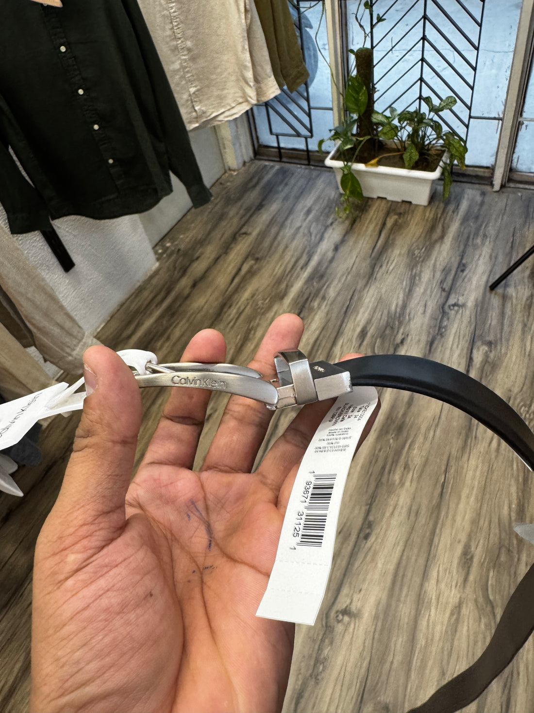 C.K. Premium Original Reversible Leather Belt – Dual-Sided Design