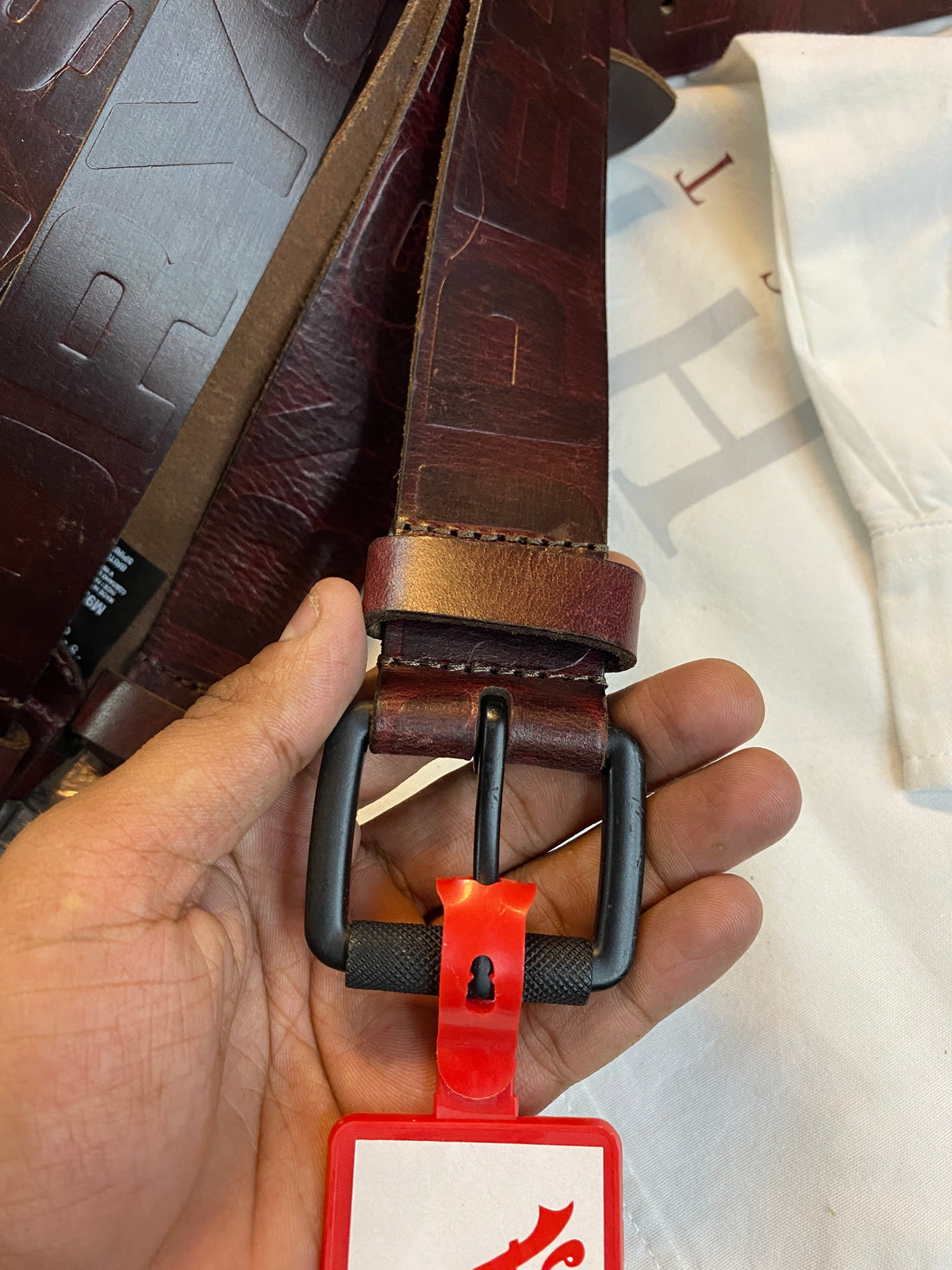 S.D. Premium Original Leather Belt – Classic Buckle Style