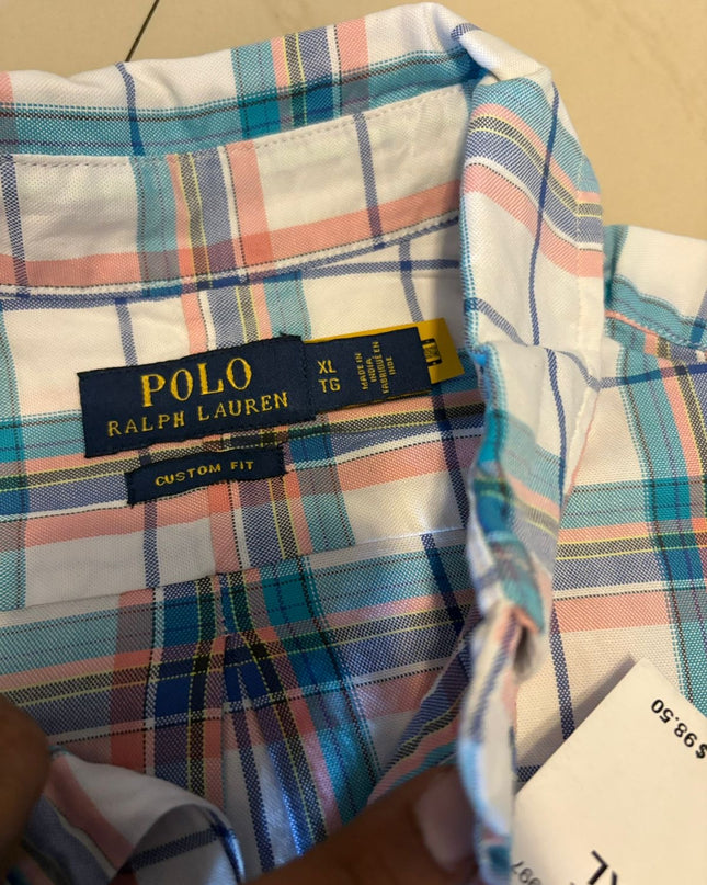 Polo RL Men’s Plaid Shirt – Custom Fit