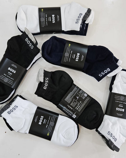 HB Essential Logo Ankle Socks – 3 Pack