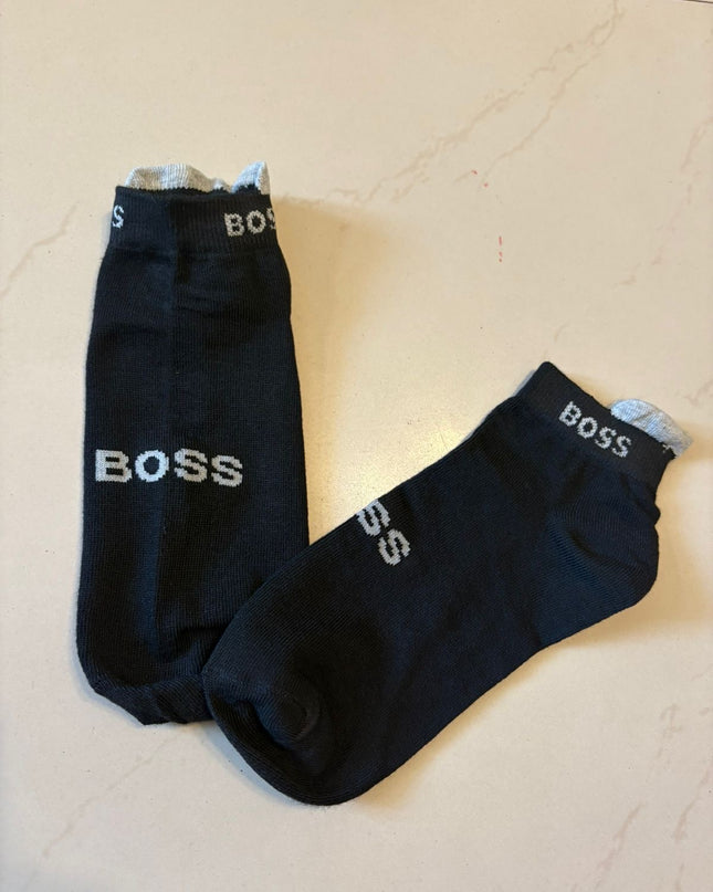 HB Essential Logo Ankle Socks – 3 Pack