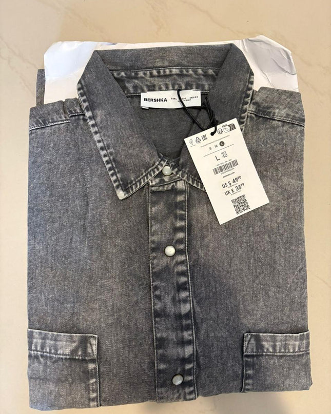 BZ Oversize Organic Denim Shacket – Men