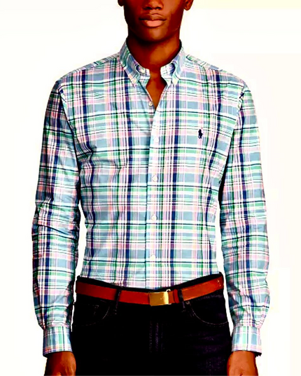 Polo RL Men’s Plaid Shirt – Custom Fit