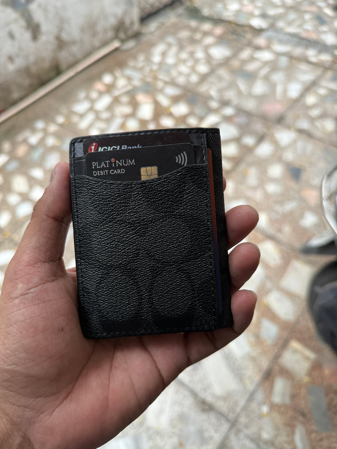 C.C.H. Premium Original Leather Magnetic Card Holder – Slim & Secure