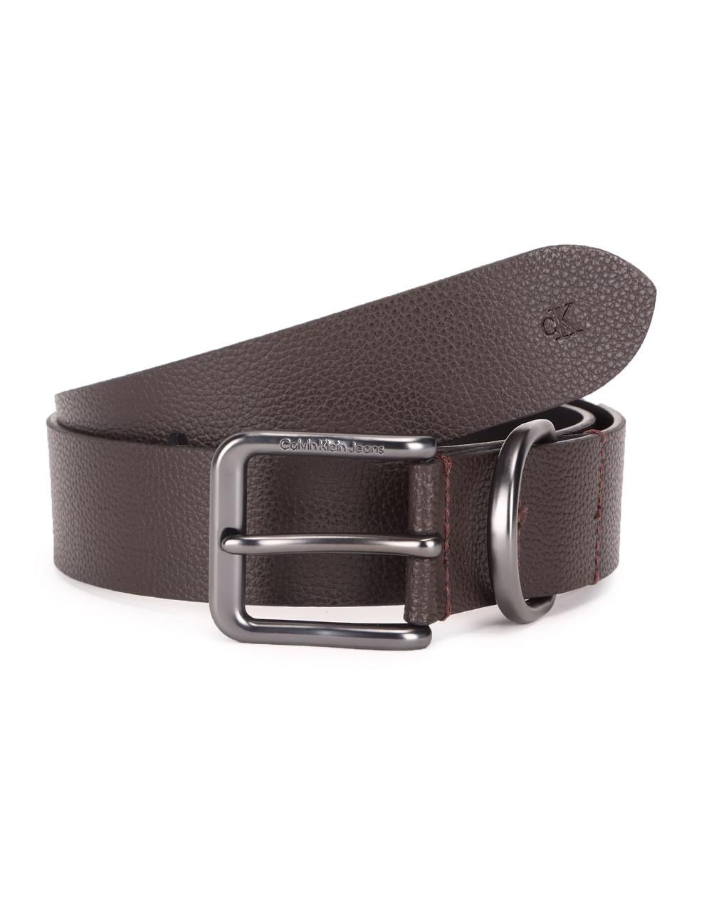 C.K. Premium Leather Belt – Signature Buckle Design
