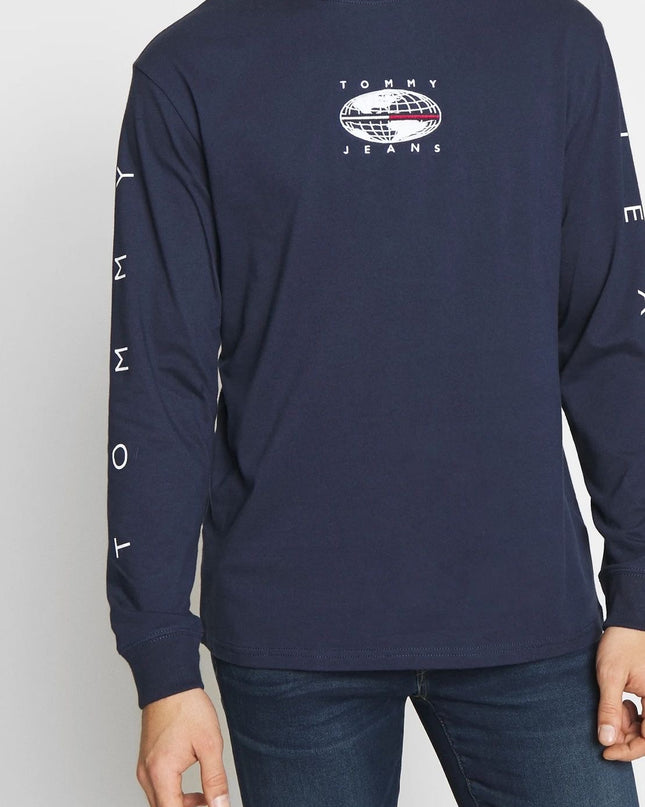 Striped White Long-Sleeve T-Shirts – TJ