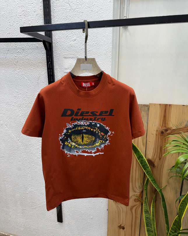 DIESEL | Premium Men’s Graphic Logo T-Shirts – Signature Cotton Crew Neck Streetwear
