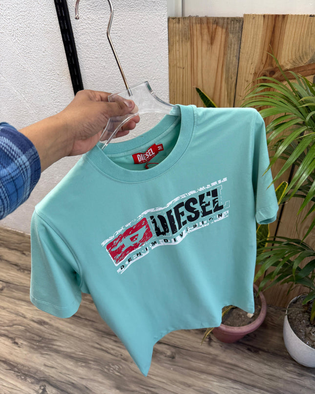 DIESEL | Premium Men’s Graphic Logo T-Shirts – Signature Cotton Crew Neck Streetwear