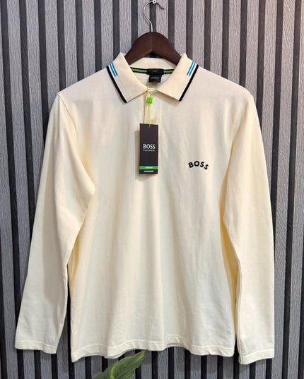 HB Premium Full Sleeves Polo T-Shirt | Classic Collared Fit (S–XXL)