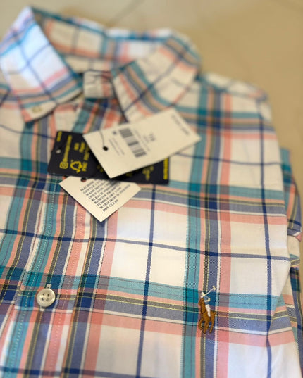 Polo RL Men’s Plaid Shirt – Custom Fit