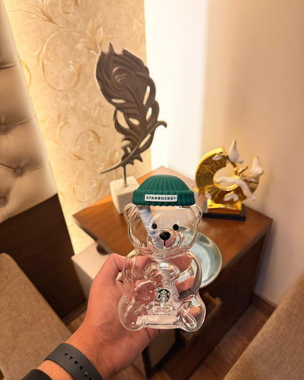 Starbucks Bearista Glass Tumbler – iconic design, heavy quality glass, limited pieces available. Ships fast across India.