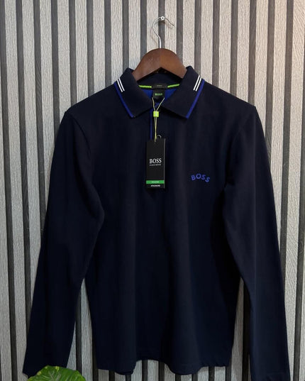 HB Premium Full Sleeves Polo T-Shirt | Classic Collared Fit (S–XXL)
