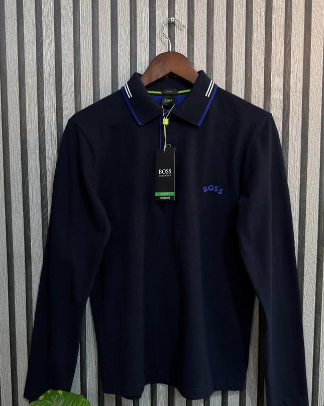 HB Premium Full Sleeves Polo T-Shirt | Classic Collared Fit (S–XXL)