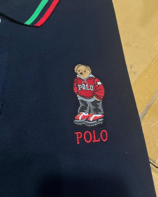 PRL Teddy Tipped Collar Men’s Polo