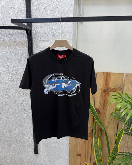 DIESEL | Premium Men’s Graphic Logo T-Shirts – Signature Cotton Crew Neck Streetwear
