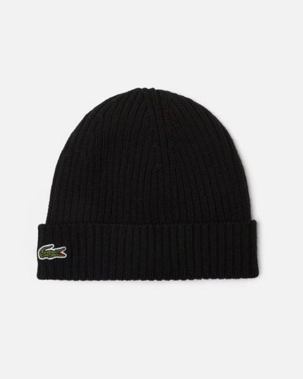 LC Unisex Turned Edge Ribbed Wool Beanie