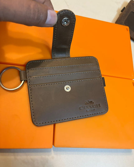 CH Leather Keyring with Card Case – Gift Set 🎁