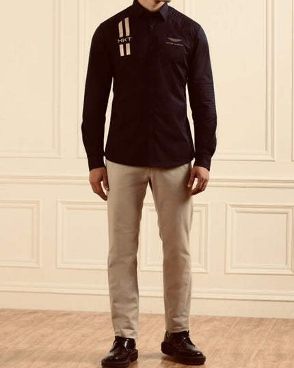 HL × AM Men’s Slim Fit Casual Shirt