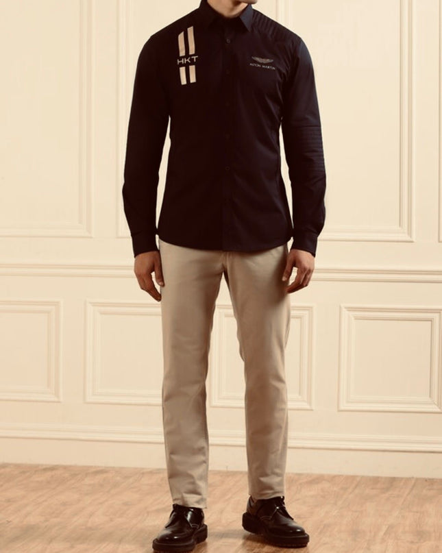 HL × AM Men’s Slim Fit Casual Shirt