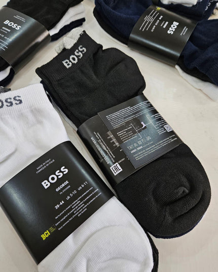 HB Essential Logo Ankle Socks – 3 Pack