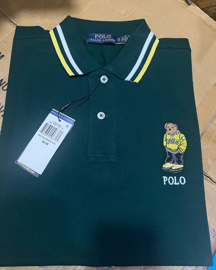 PRL Teddy Tipped Collar Men’s Polo