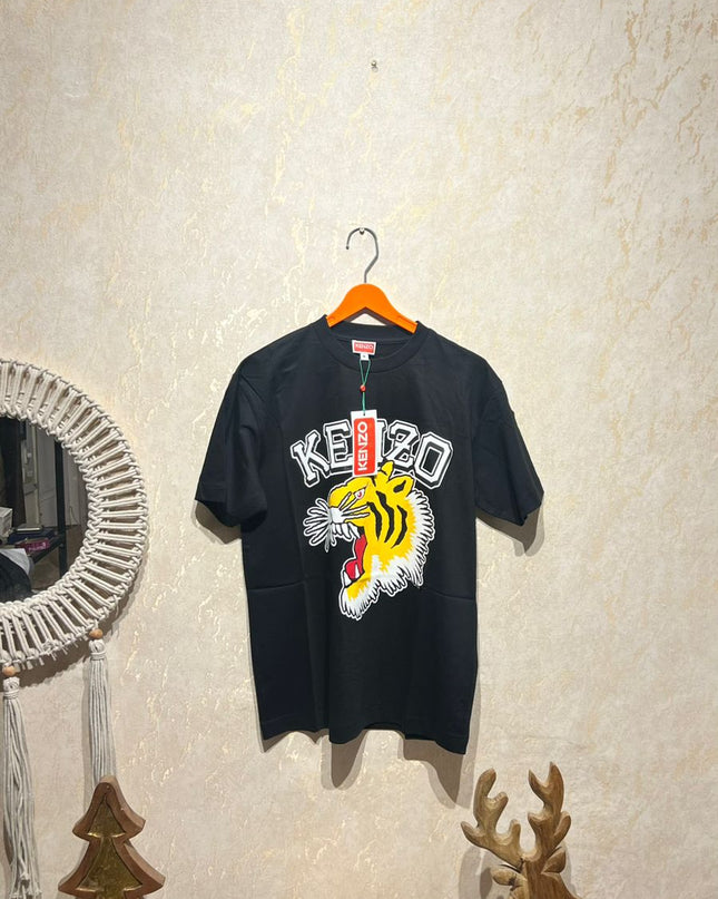 KZ Classic Tiger Unisex Round Neck T-Shirt | Premium Cotton Tee (S–XL)