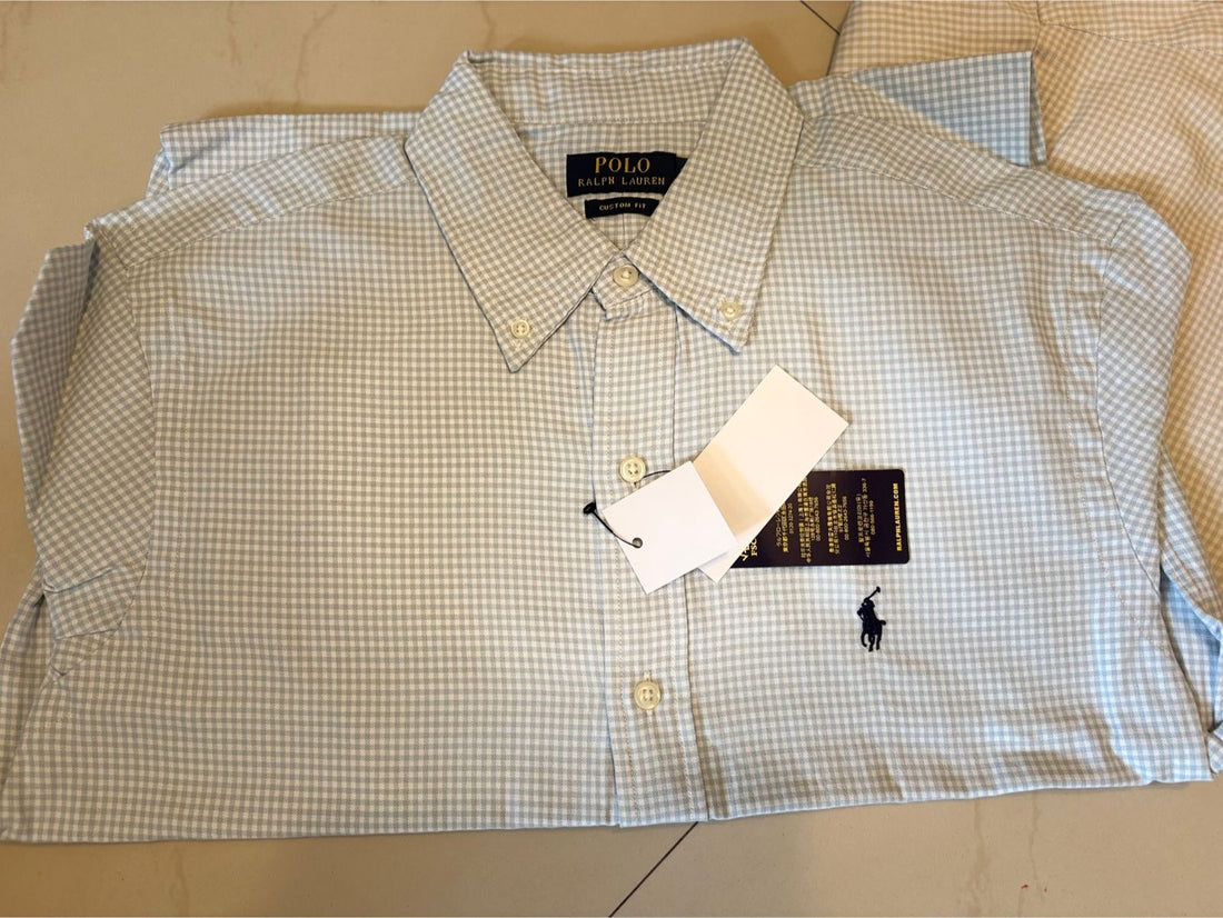 Polo RL Men’s Plaid Shirt – Custom Fit