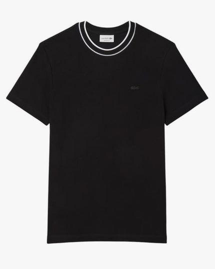 Men’s Stretch Piqué Neck Stripe T-Shirts – LC