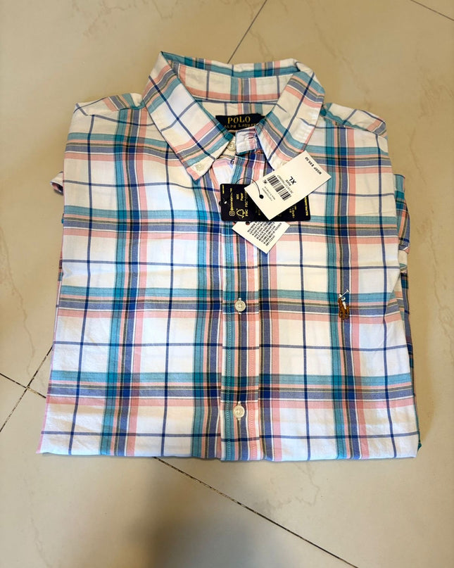 Polo RL Men’s Plaid Shirt – Custom Fit