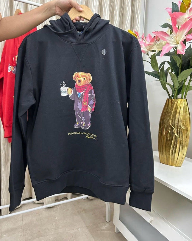 RL Teddy Men Hoodie | Premium Classic Comfort (S–XXL)