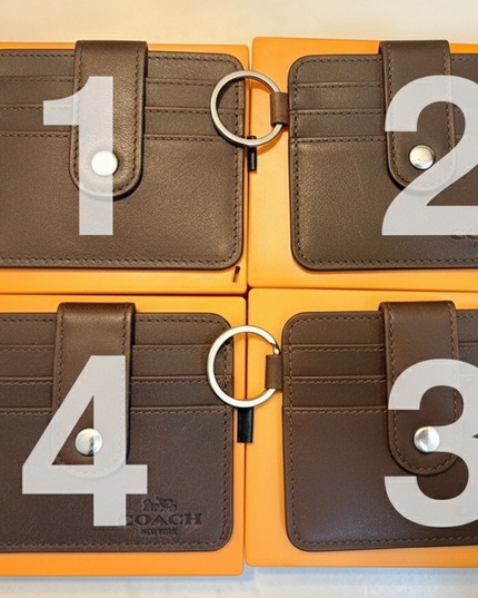 CH Leather Keyring with Card Case – Gift Set 🎁
