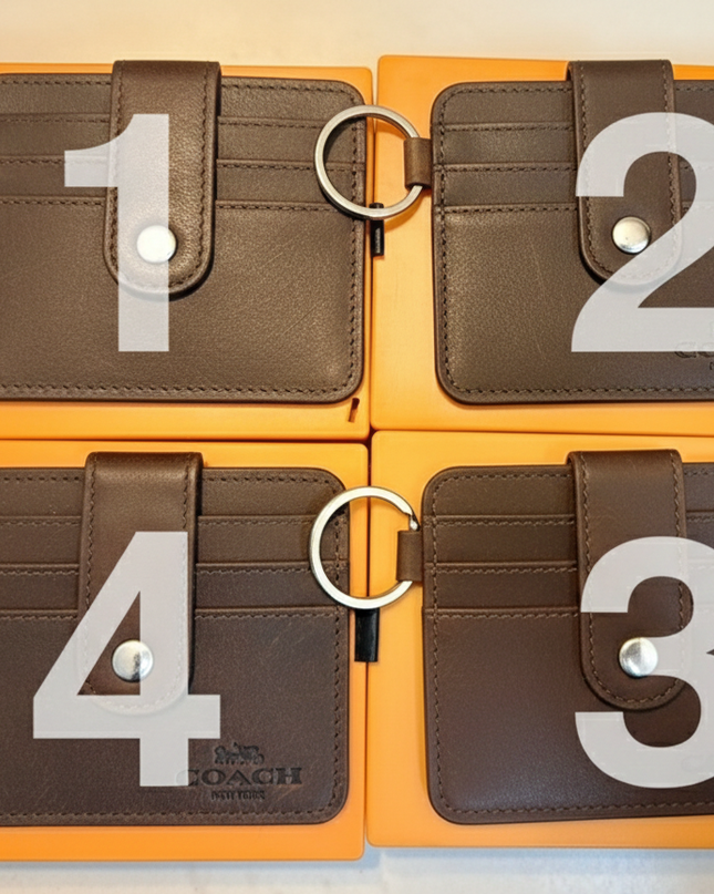 CH Leather Keyring with Card Case – Gift Set 🎁