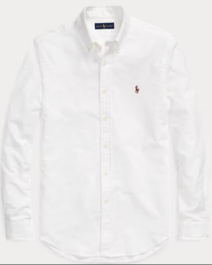 RL Classic White Oxford Shirt | Premium Cotton Formal Shirt (M–XXL)
