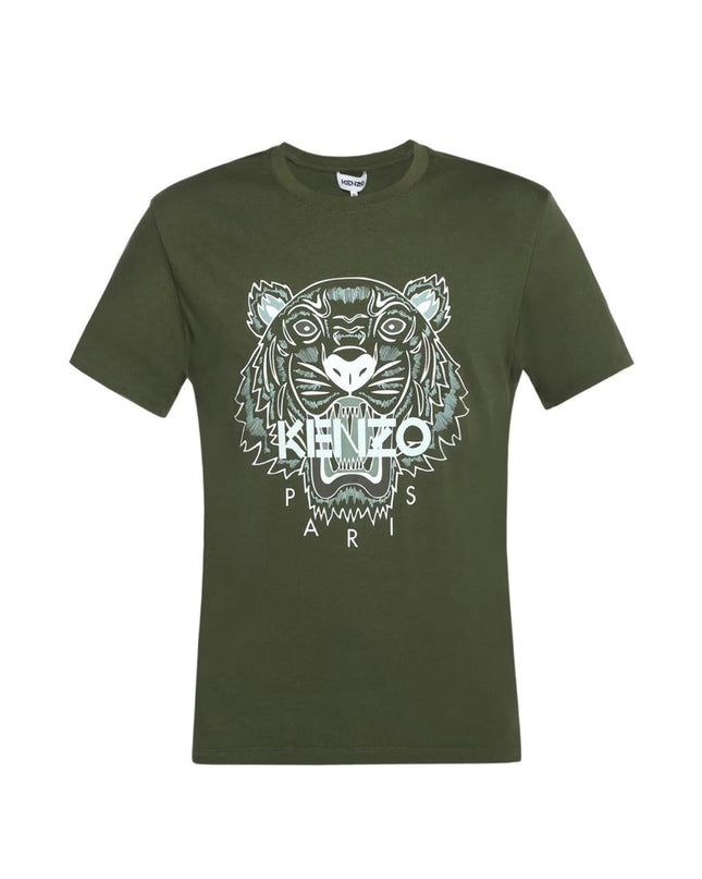 KZ Classic Cotton T-Shirt with Tiger Motif | Premium Casual Tee