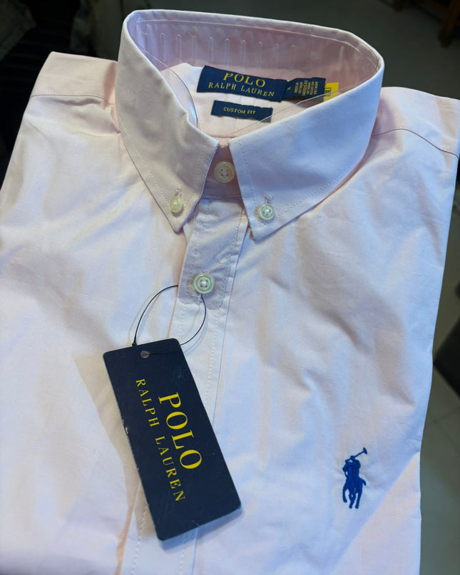 RL Classic White Oxford Shirt | Premium Cotton Formal Shirt (M–XXL)