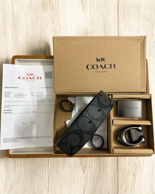 CH Premium Leather Belt Set | 2 Buckle Combo for Versatile Styling