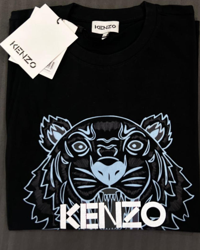 KZ Classic Cotton T-Shirt with Tiger Motif | Premium Casual Tee