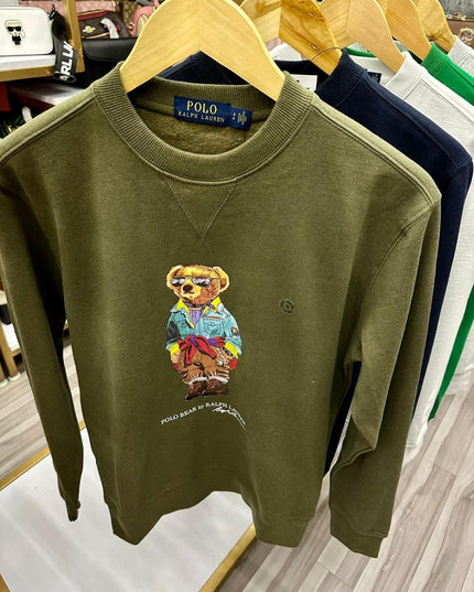 RL Men Classic Teddy Sweatshirt | Premium Everyday Comfort
