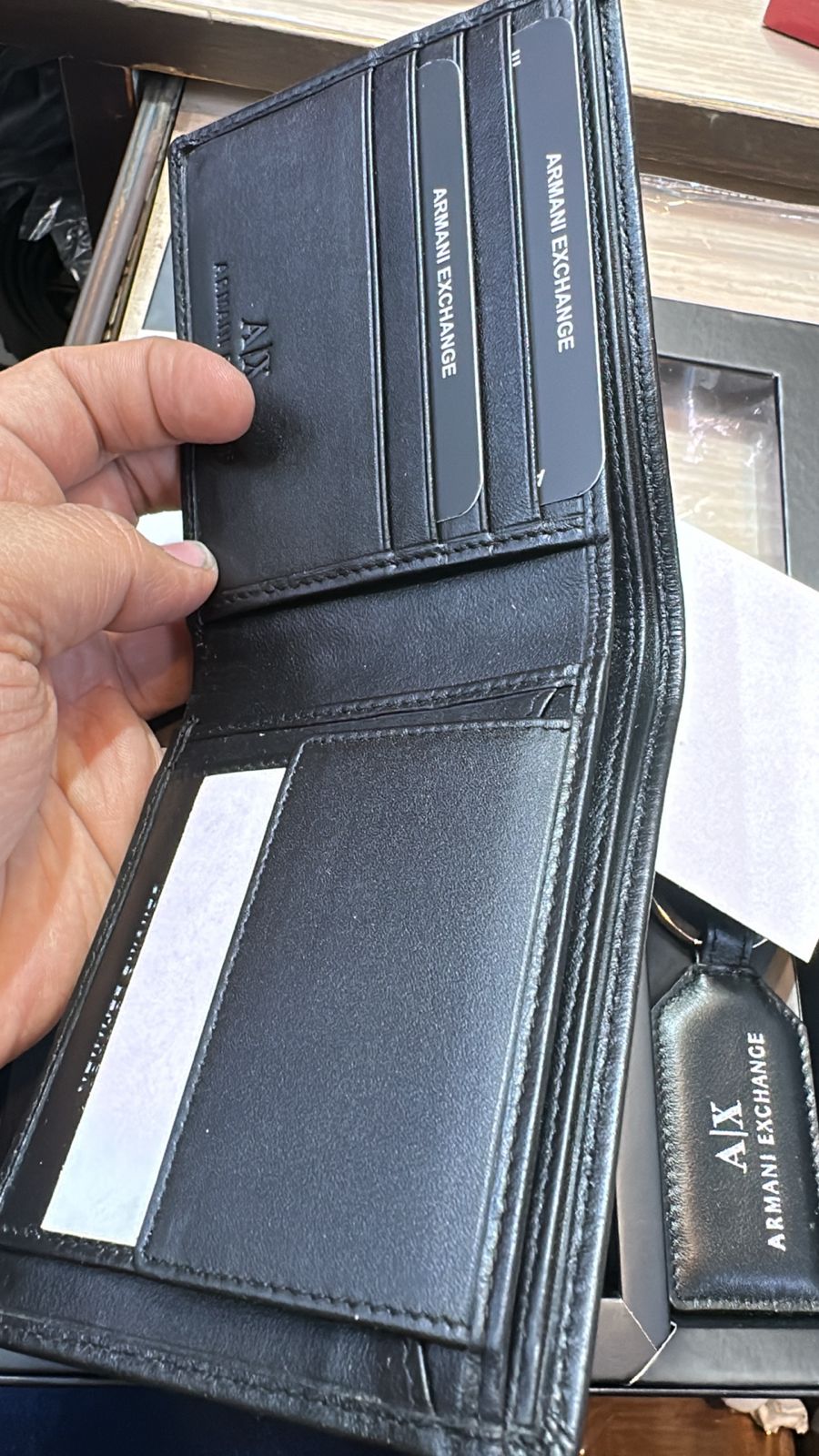 A.R.M. Premium Original Leather Wallet Gift Set – With Matching Key Chain