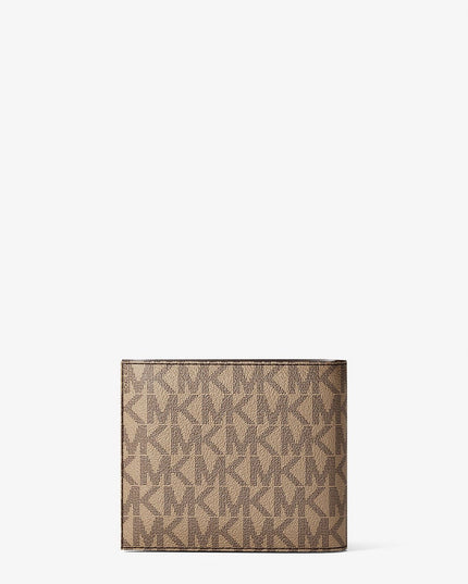 MK Cooper Logo Billfold Wallet With Coin Pouch-  100% original Shipment stock
