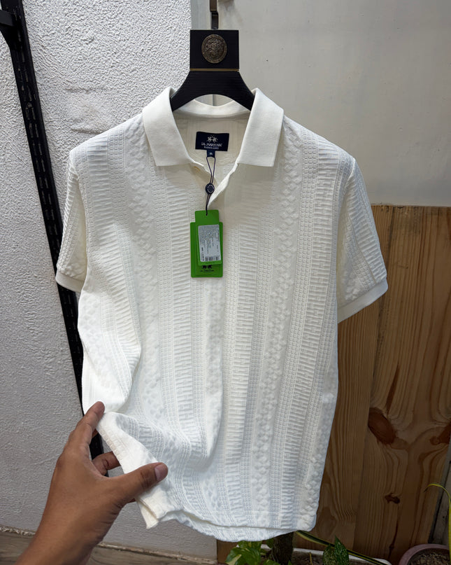 Premium Knitted Polo Inspired by La Martina (Size L) Unspecified