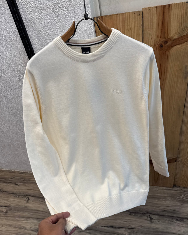 Original Sweater Inspired by Hugo Bross Cream