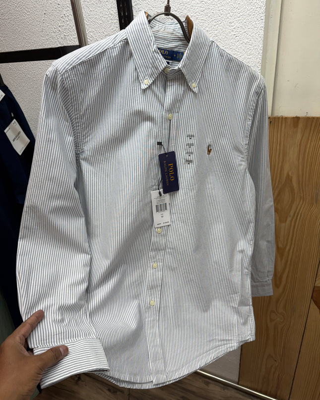 Premium Shirt Inspired by Ralph slate white