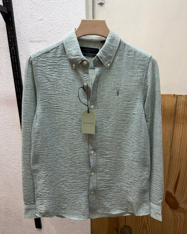 Linen Shirt Inspired by AllSaint 2P GREEN