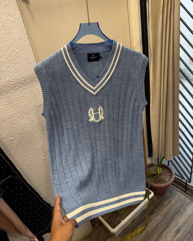 Original Half Sweater Inspired by Hacket Blue image 3