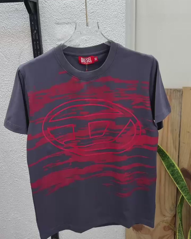 DIESEL | Premium Men’s Graphic Logo T-Shirts – Signature Cotton Crew Neck Streetwear